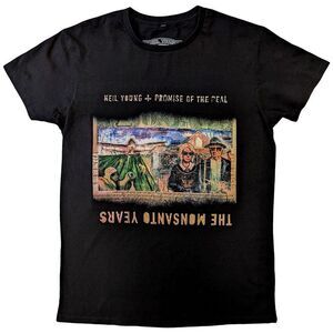 Neil Young Unisex Adult Monsanto Years T-Shirt / Black